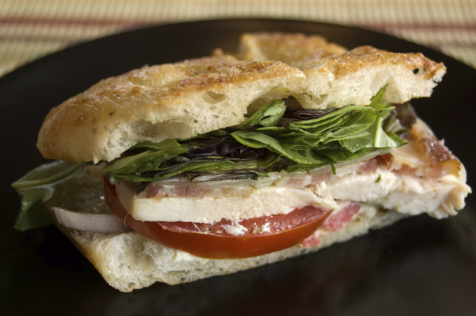 Roast Chicken Club Sandwich